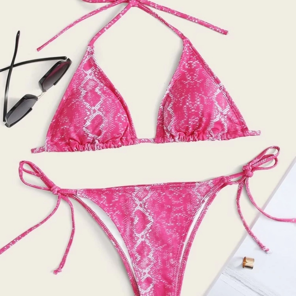 Snakeskin bikini